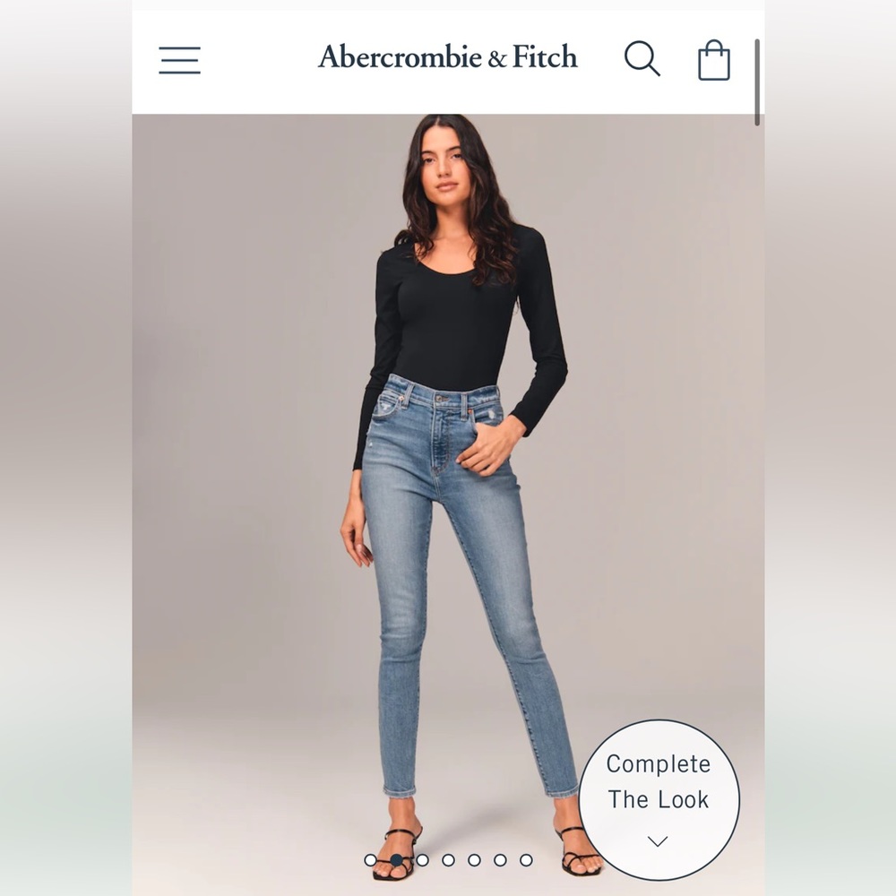 NWT Abercrombie Super Skinny High Rise